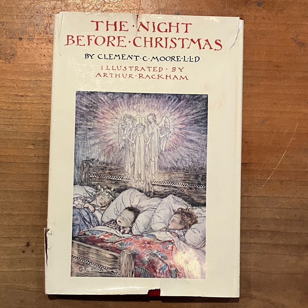Vintage 1976 The Night Before Christmas Book - Clement C Moore hardcover